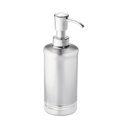 Interdesign iDesign York Brushed Chrome Metal Lotion/Soap Dispenser 76350